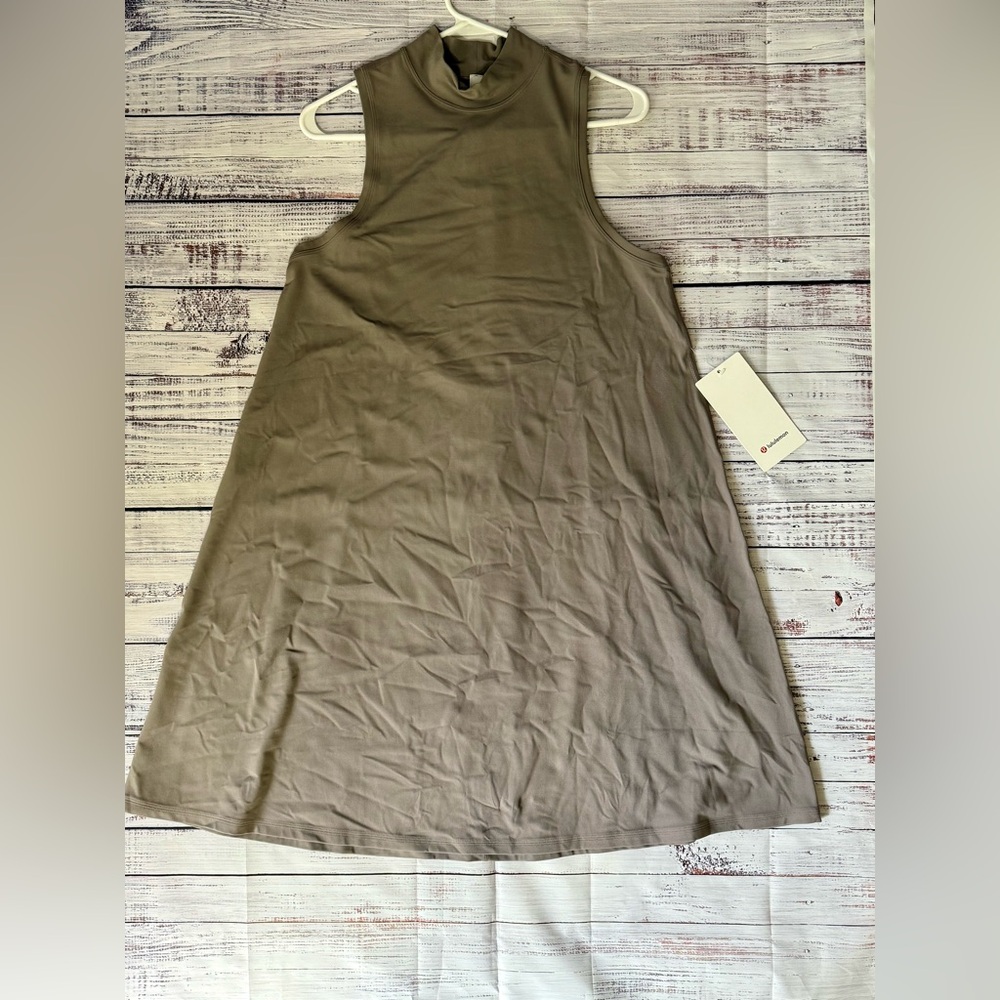 Lululemon All Aligned A-Line Dress (Purple-Gray) - NWT